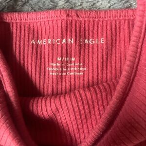 American Eagle Outfitters Women's Vibrant Pink Cowl Sweater